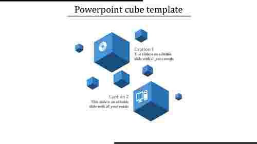 powerpoint cube template-powerpoint cube template-2-blue
